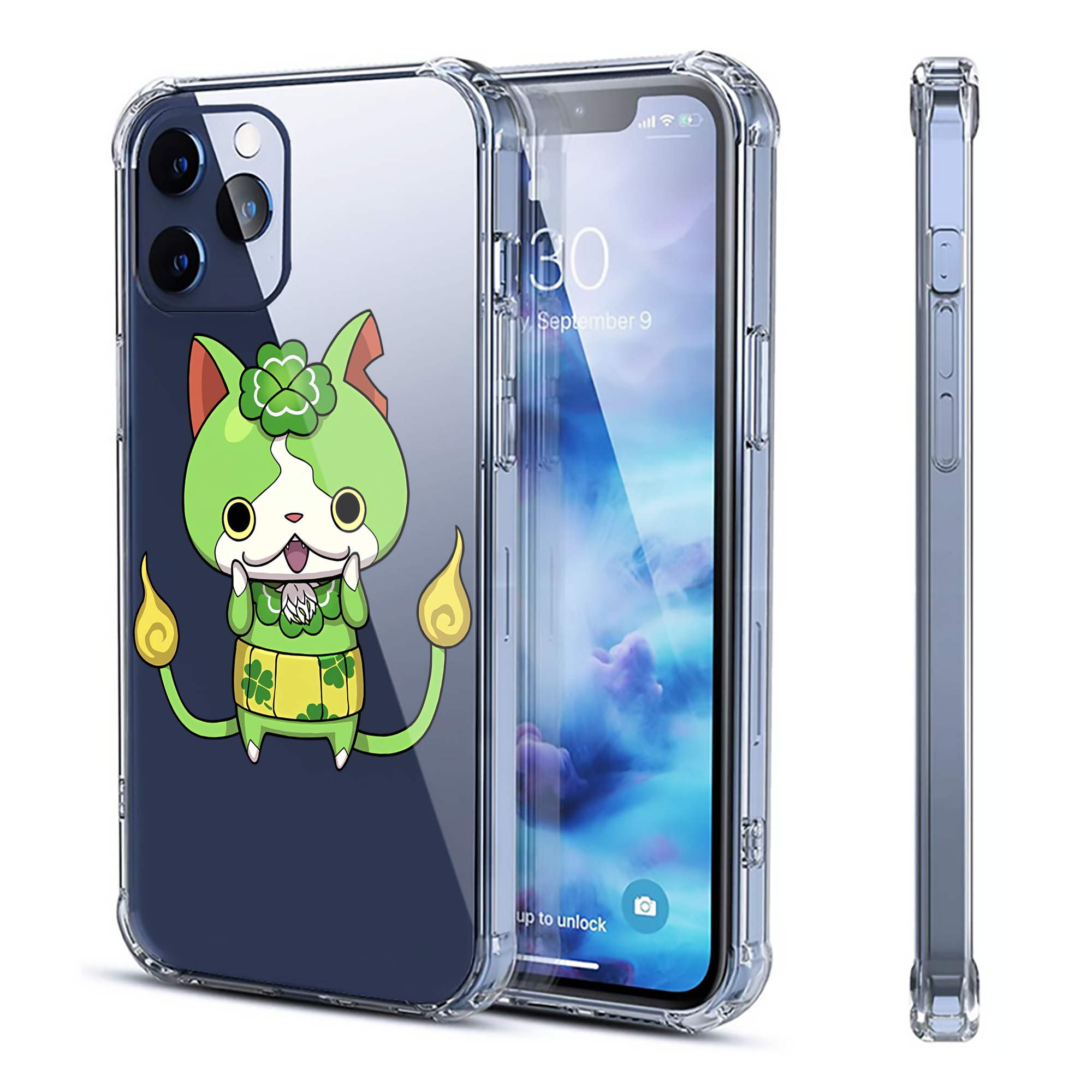 （画像用） 妖怪ウォッチ Yo-kai Watch 【iPhone 12シリーズ対応】透明スマホケース（クリアソフトケース）